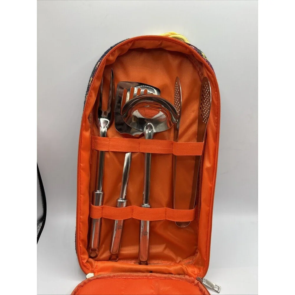Da Benben 4-pc. Camping Outdoors Kitchen Set-Zip-up Carrying Case Preowned